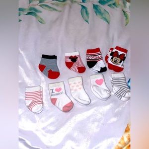 Nb 8 pack girls socks
